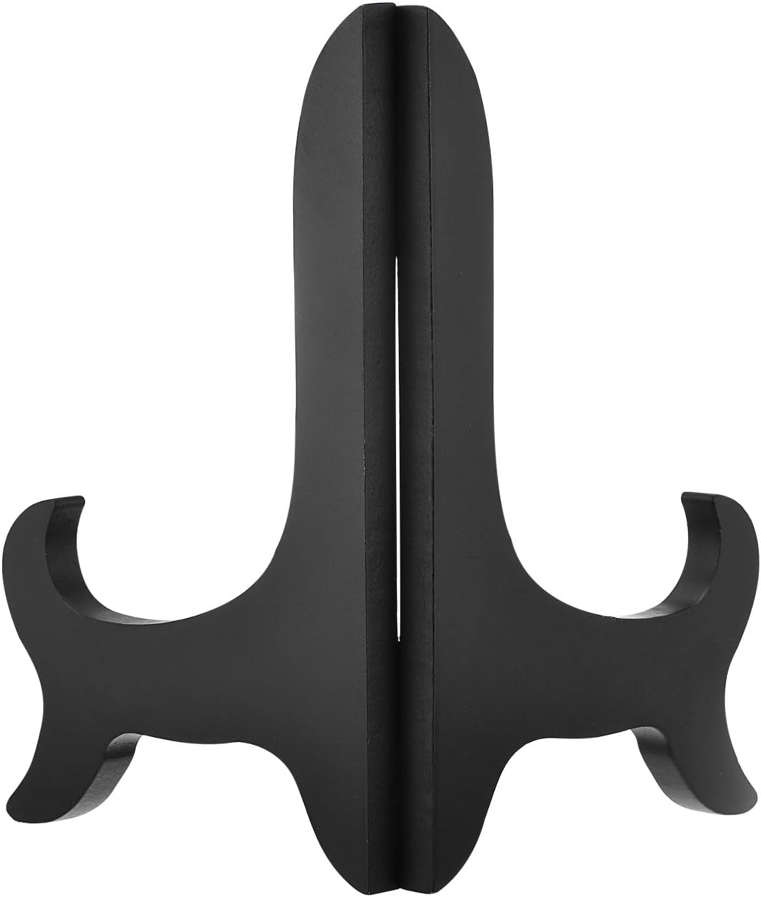 Uxcell 5 Inch Easel Plate Holder Black Folding Display Stand for Decorative Picture Frame