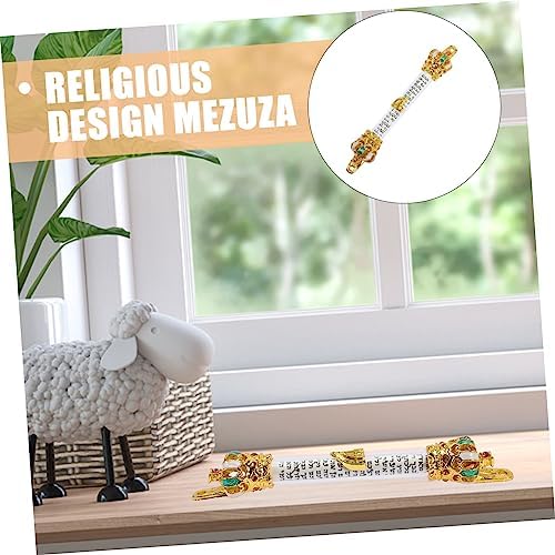 LIFKOME Handcrafted Jewish Mezuzah Door Decor Metal