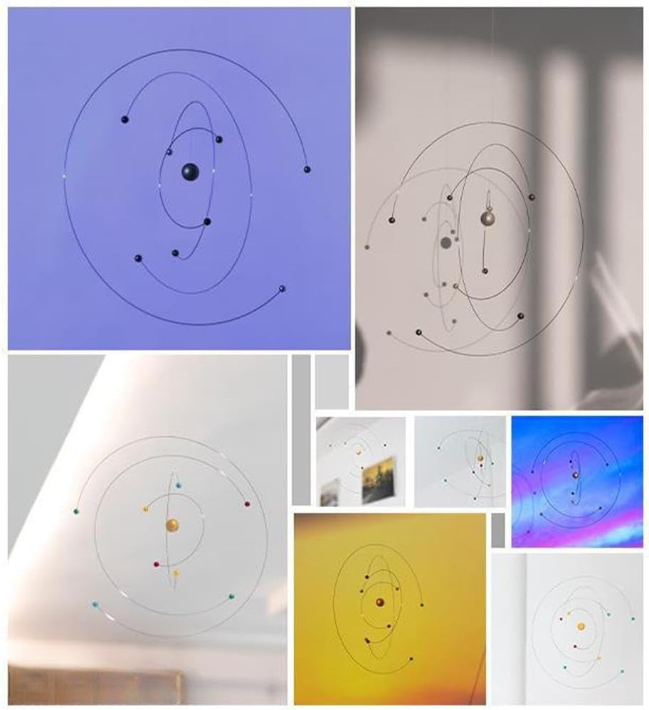 Wmool Balanced Dynamic Pendant Wind Chime Hanger for Unique Outdoor Decor and Science Project