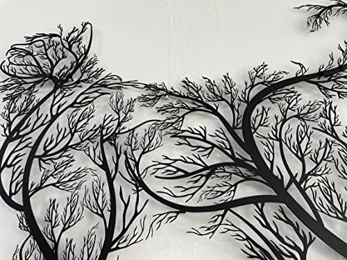 DEKADRON Tree Cat Wall Art Sculpture 39x34cm