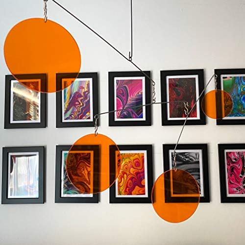 Atomic Mobiles The Exquisite Clear Orange Kinetic Mobile