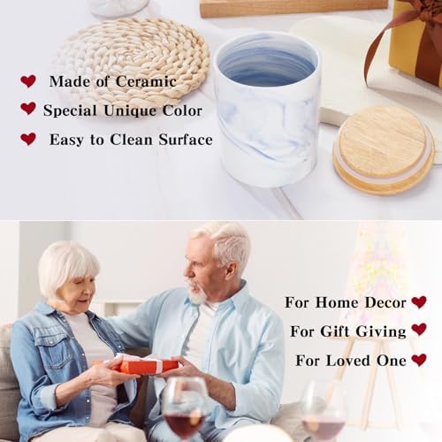 SOITIS Ceramic Urn for Human Ashes 413 Inch Memorial Keepsake