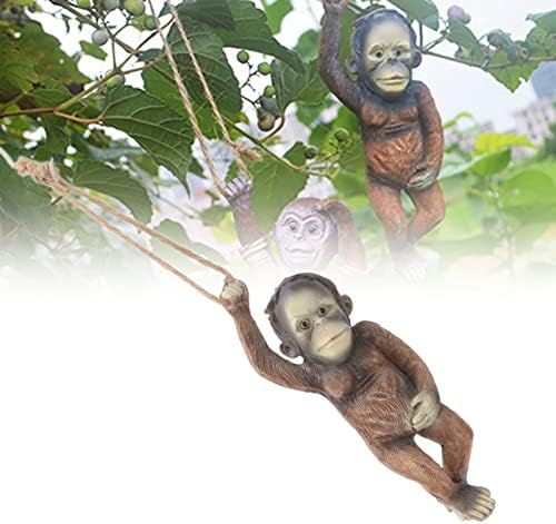 Garden Monkey Statue Exquisite Carving Resin