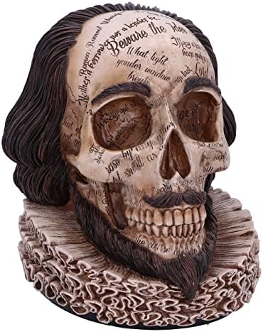 Shakespeare Legacy Skull Figurine 16cm Resin