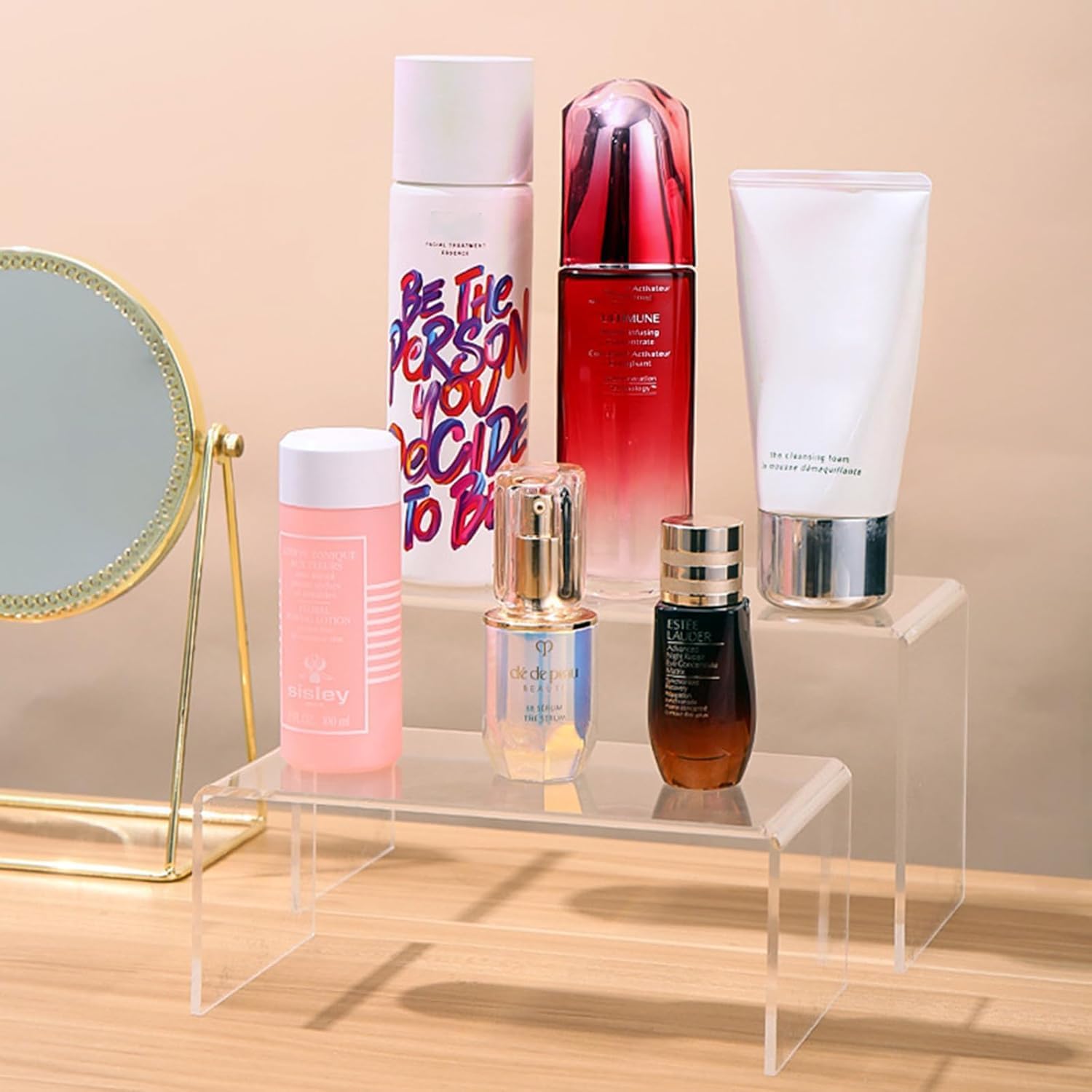 5Pcs Acrylic Risers Display Stands for Showcasing Items