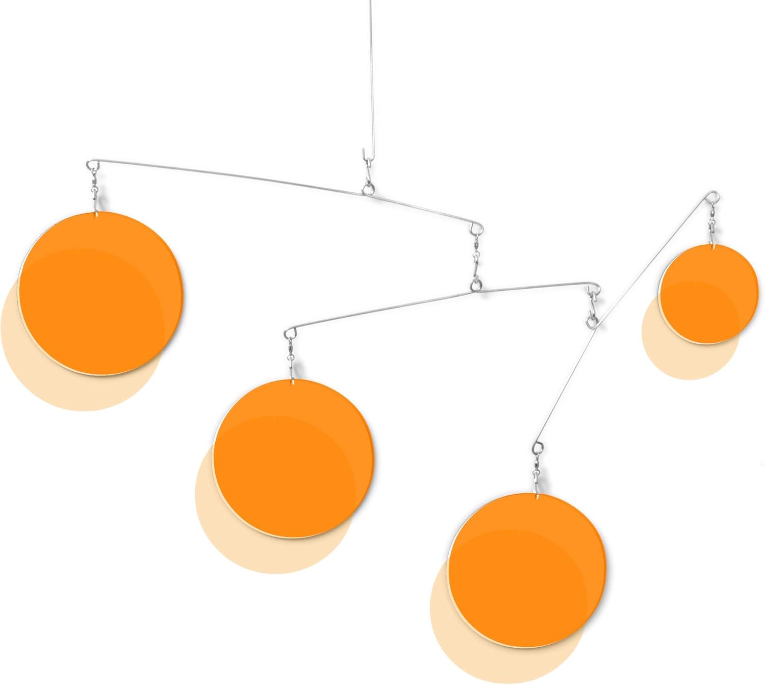 Atomic Mobiles The Exquisite Clear Orange Kinetic Mobile