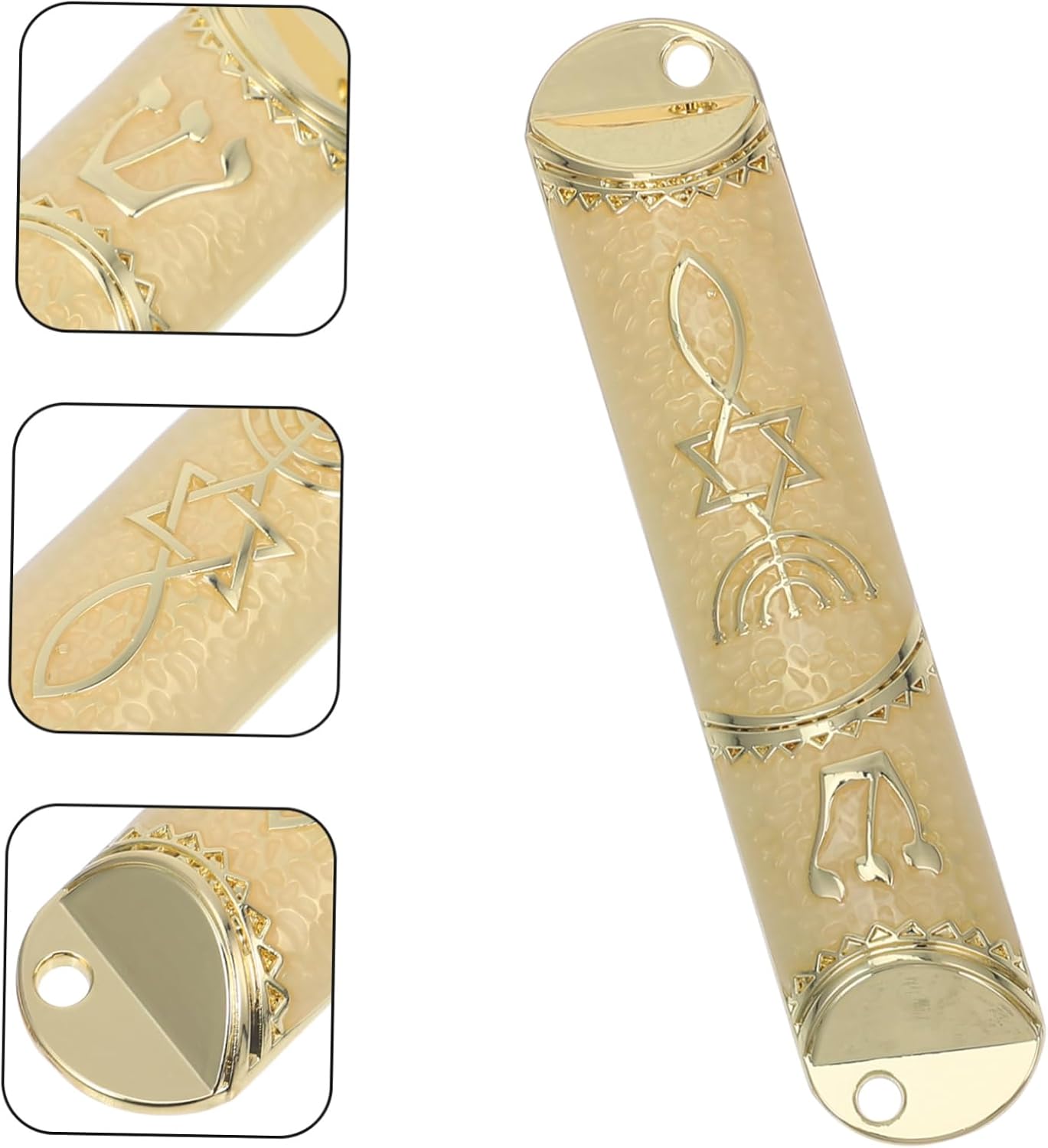 STOBAZA Metal Mezuzah Scroll Doorframe Decor