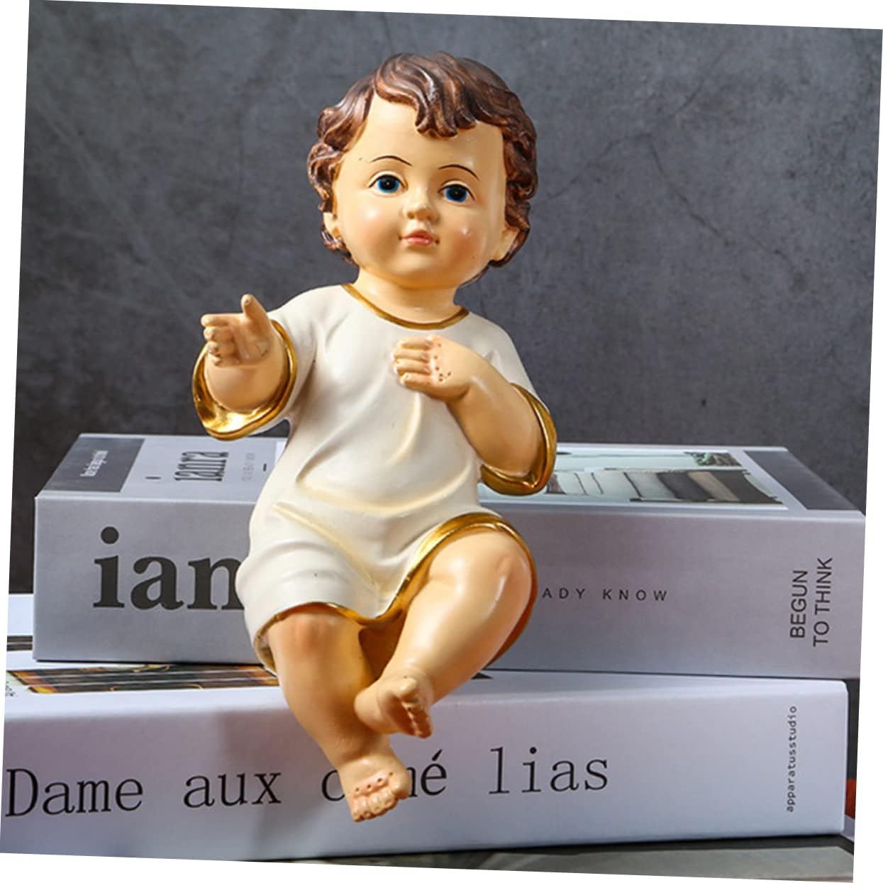 BESTYASH Resin Jesus Doll Ornament for Christmas Decor
