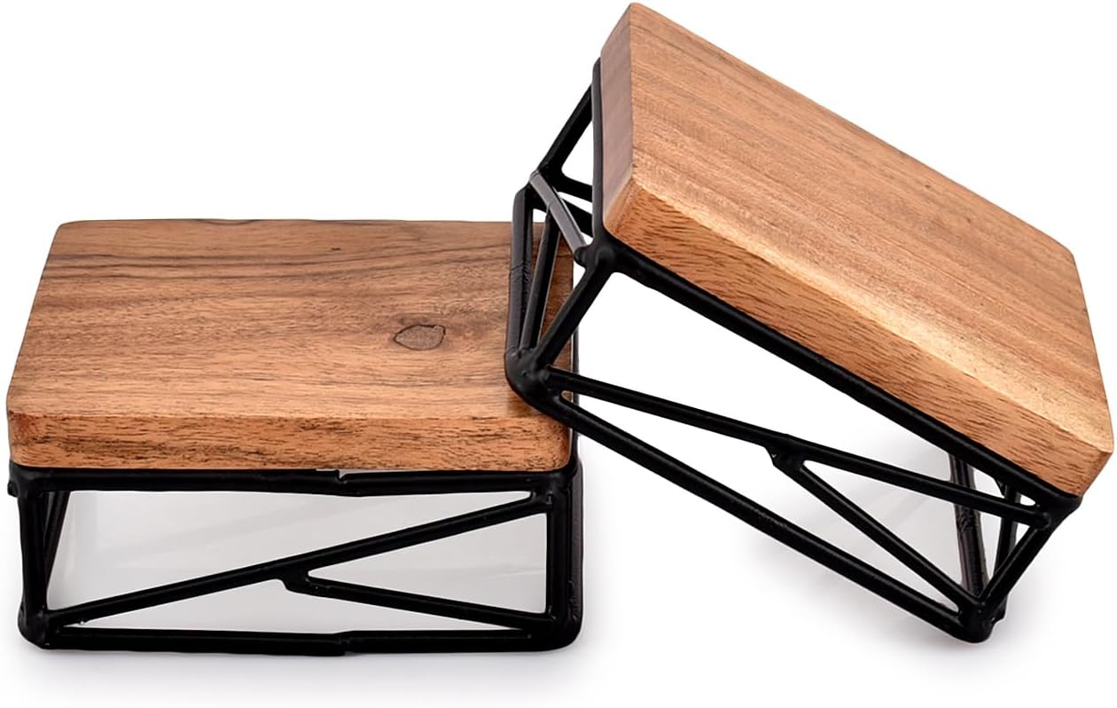NIRMAN Riser Square Display Stand Set of 2 4x4x175