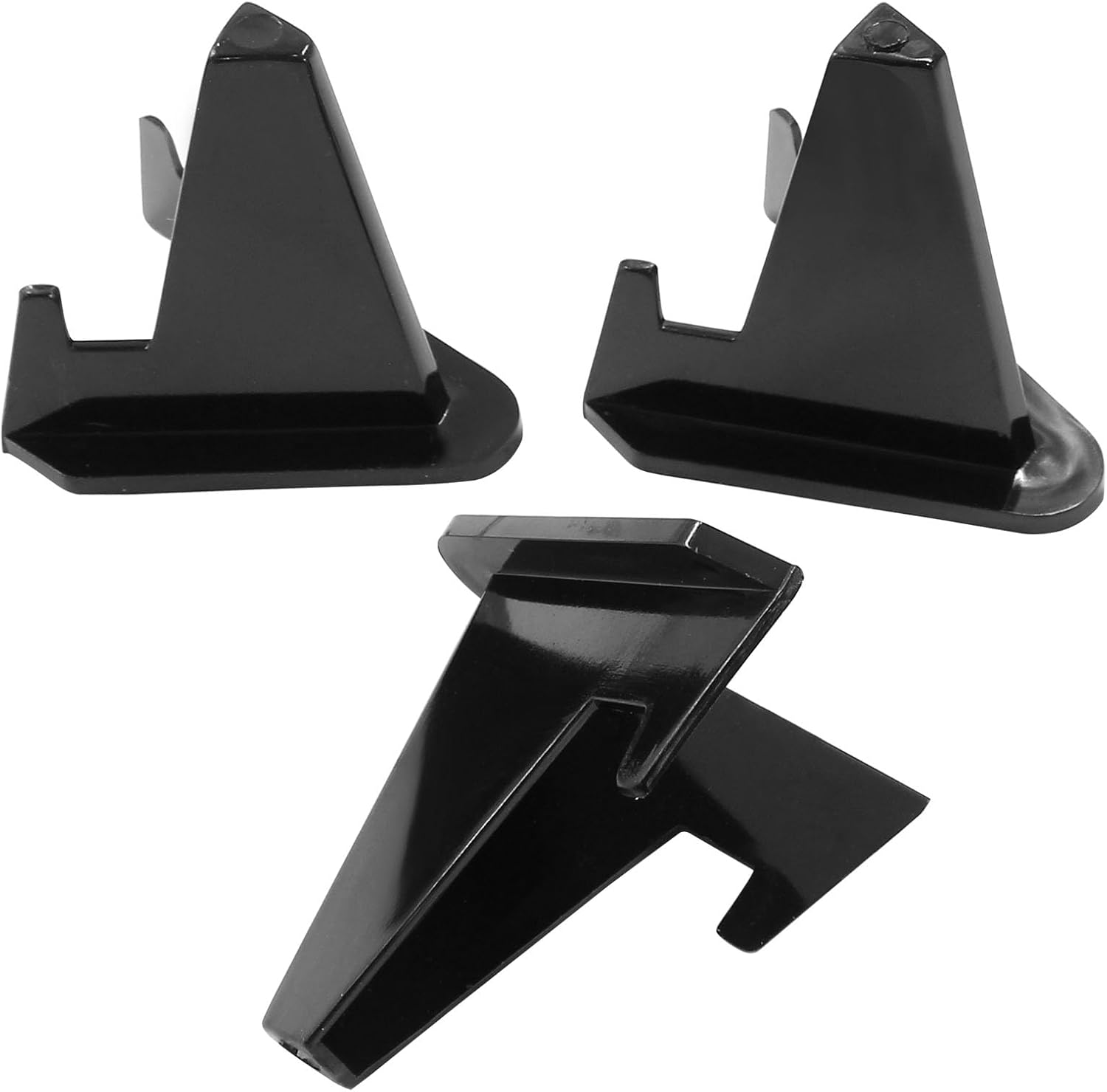 Hordion 12 Pack Black Acrylic Easel Stand Display