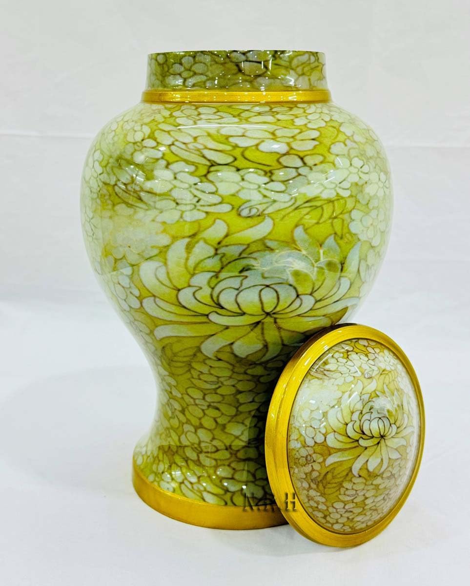 Lotus Flower Urns for Human and Pet Ashes Aluminum Cremation Urns