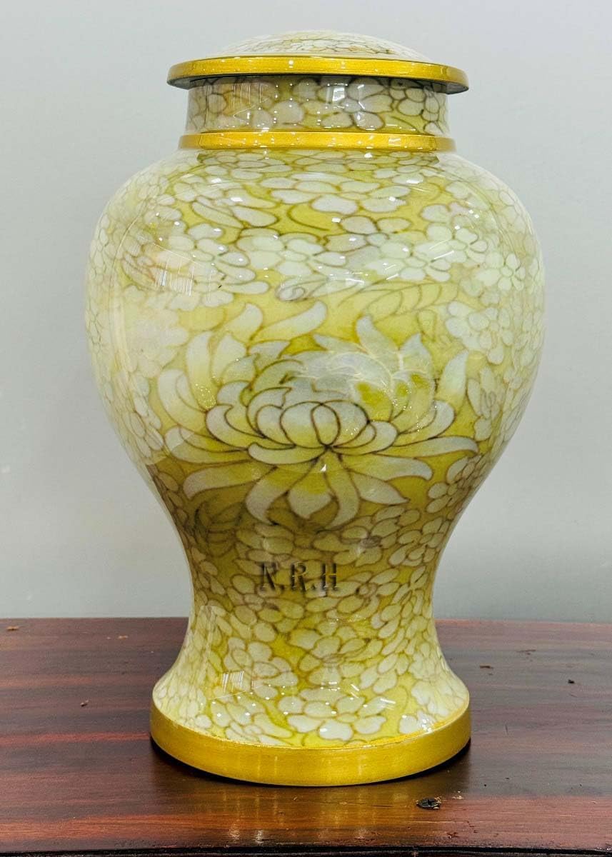 Lotus Flower Urns for Human and Pet Ashes Aluminum Cremation Urns