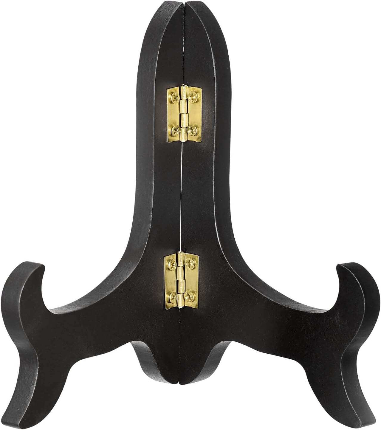 Uxcell 5 Inch Easel Plate Holder Black Folding Display Stand for Decorative Picture Frame