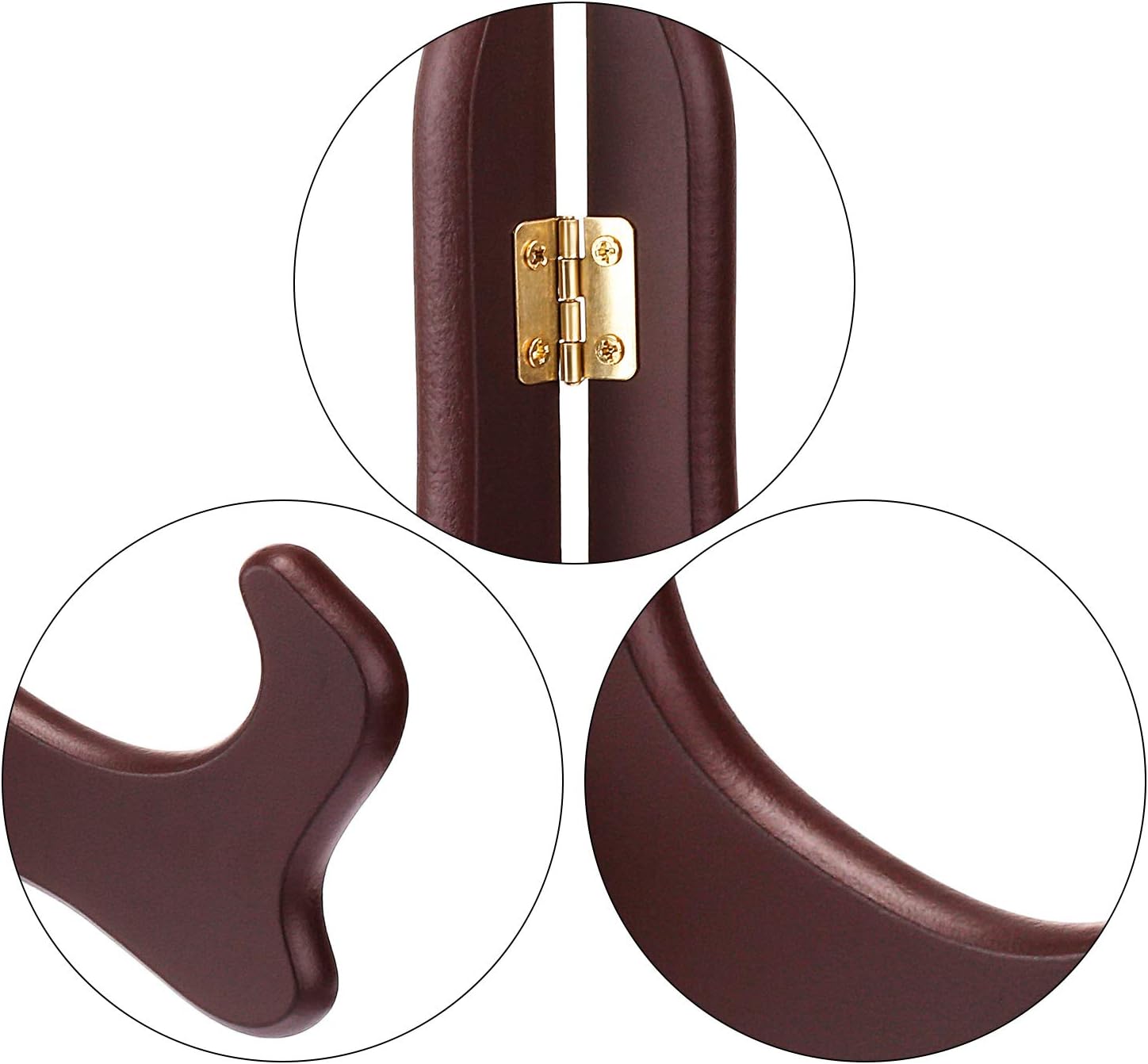 Tatuo 4 Pack Red Wooden Display Easel Plate Holder