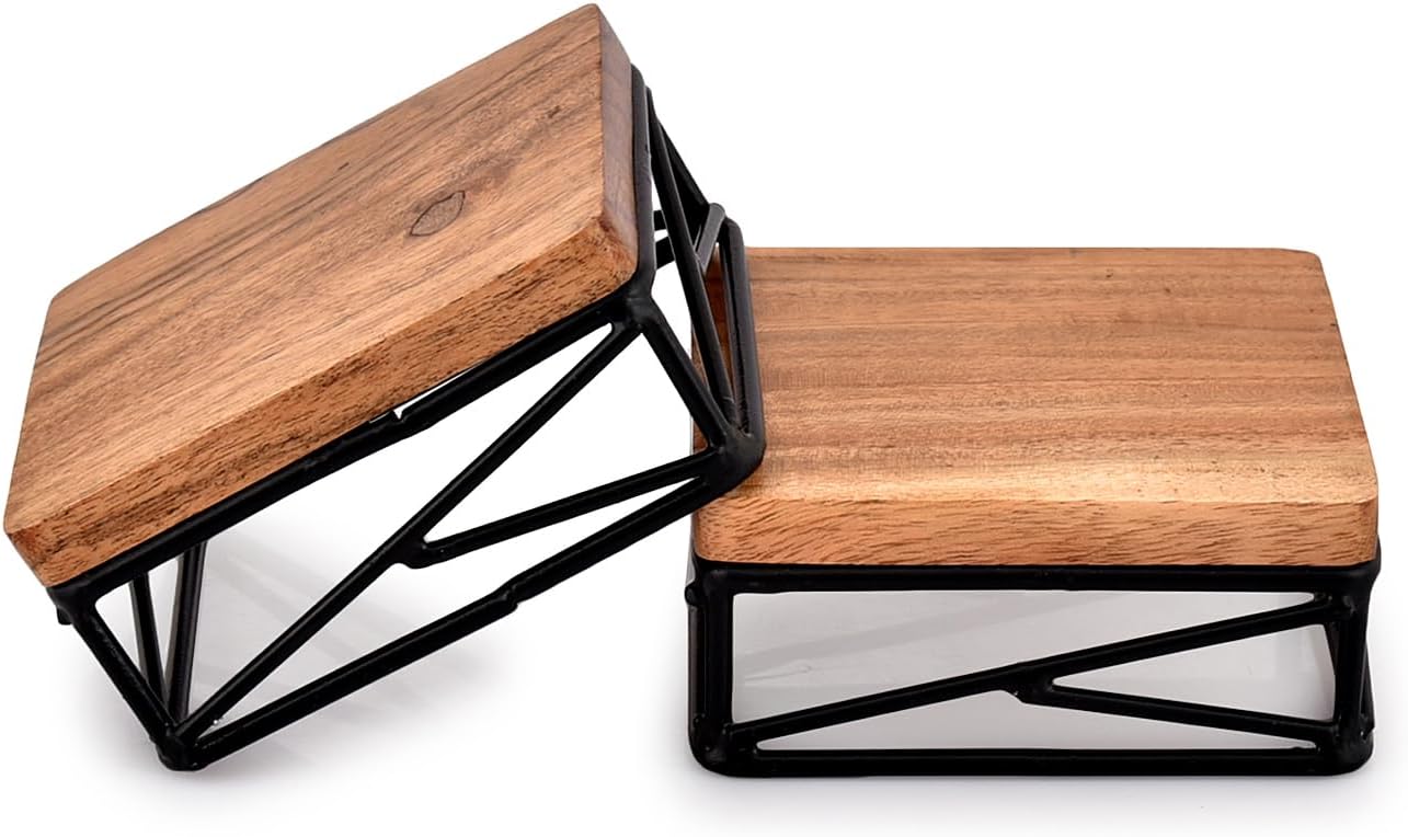 NIRMAN Riser Square Display Stand Set of 2 4x4x175
