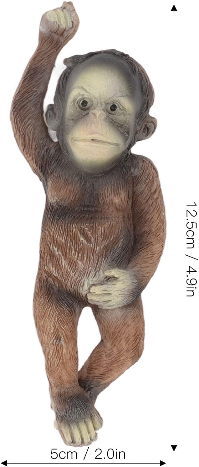 Garden Monkey Statue Exquisite Carving Resin