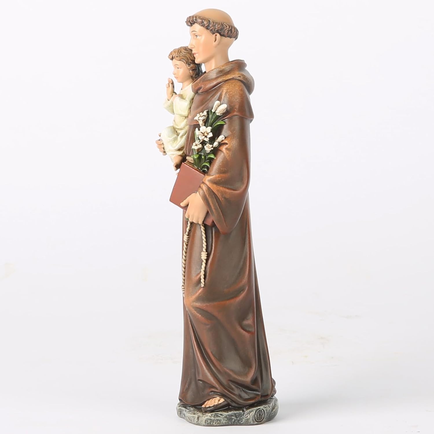 BC Catholic St Anthony Statue 6 Inch Renaissance Sculpture
