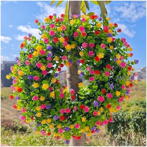 Cream Hydrangea Door Wreath Basket Hanging Decor