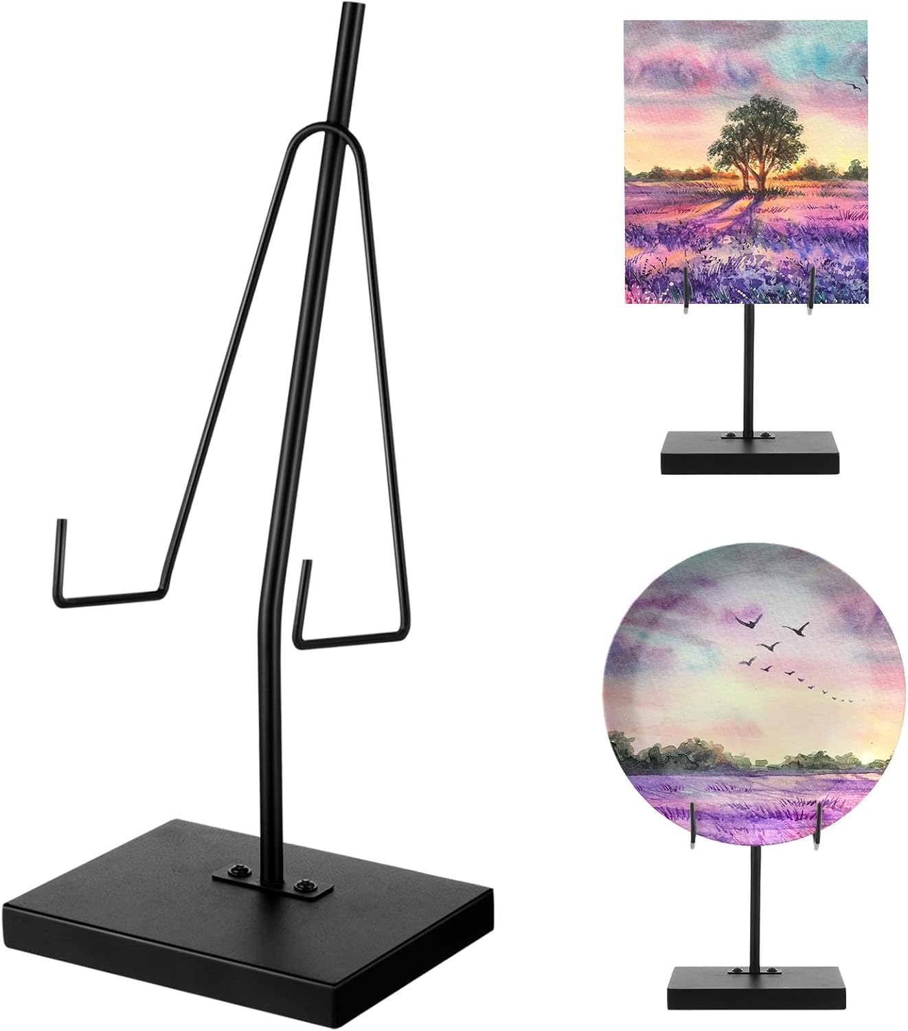 Black Metal Frame Holder for Home Decor Display Stand