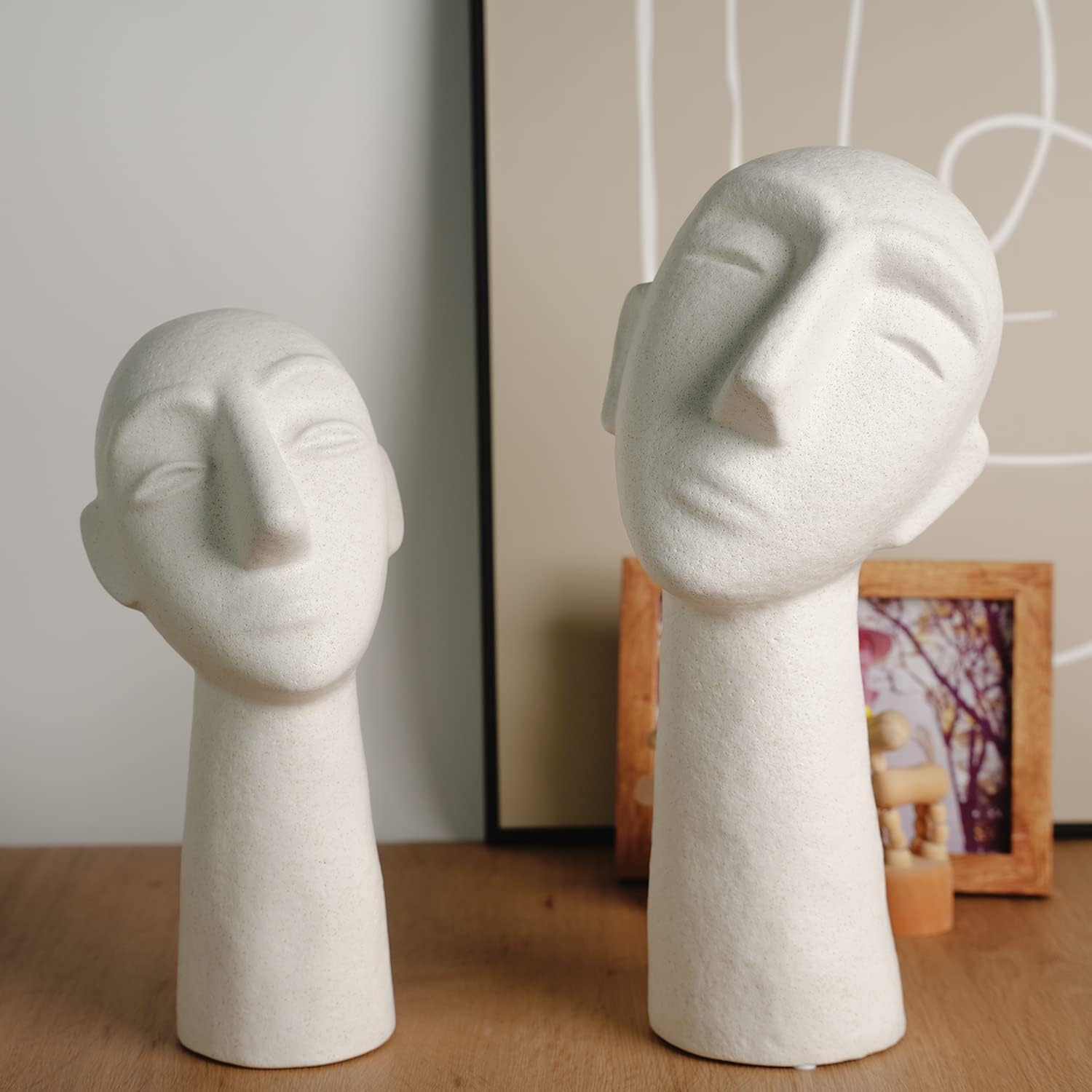 Abstract Ceramic Sculpture - 118 Inch Home Decor Statue