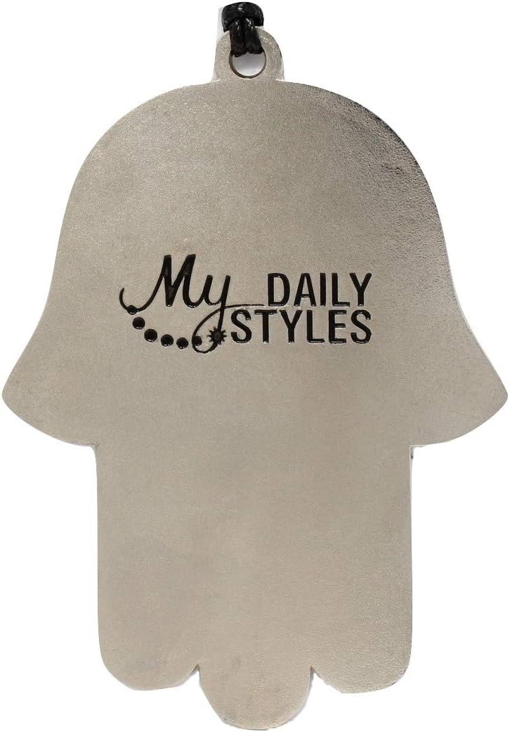 My Daily Styles Jewish Chai Hamsa Wall Decor - Multicolor - Large - Made in Israel