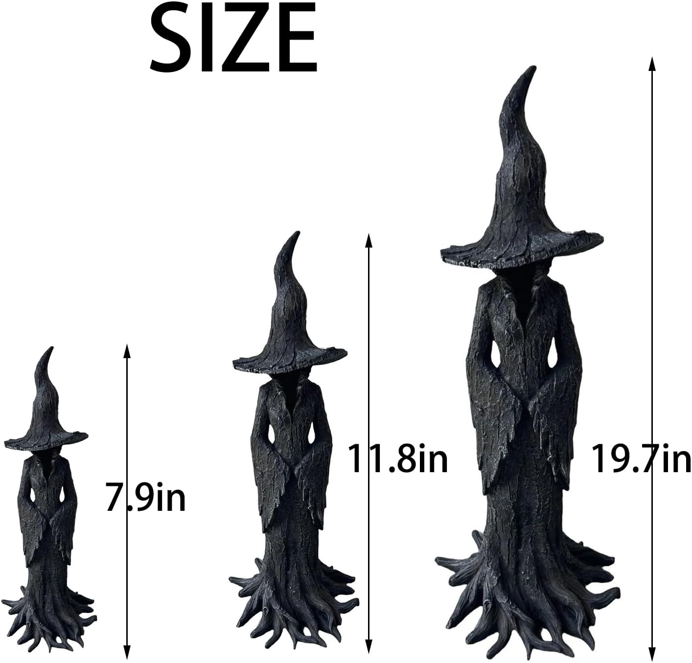 EGH Halloween Witch Statue 197 Inch Decor