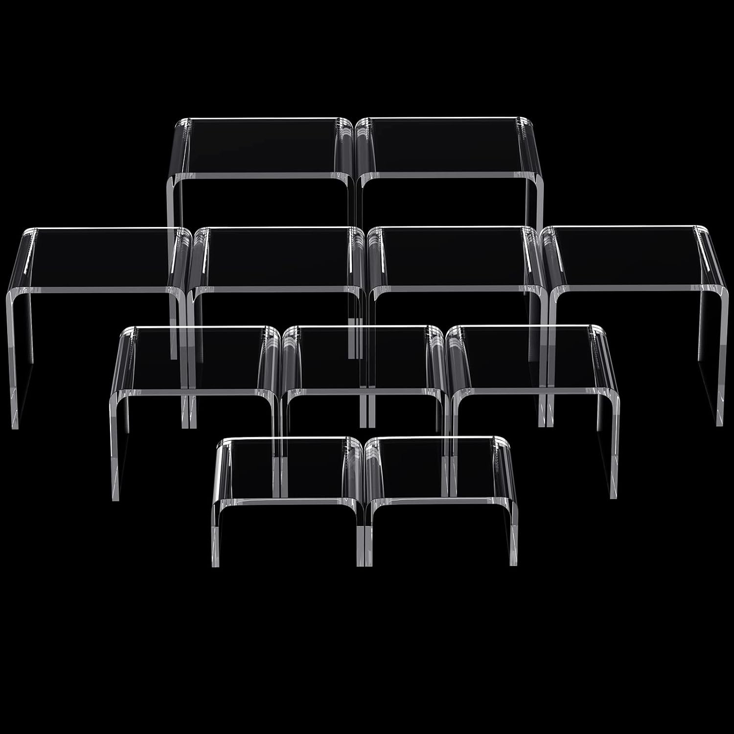 Chuangdi 20 Piece Acrylic Display Riser Set