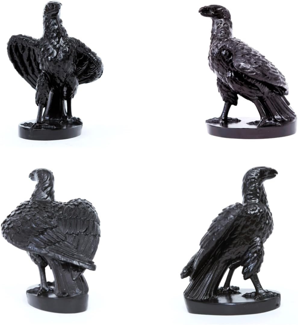EASCHEER Gothic Black Eagle Figurine Decor