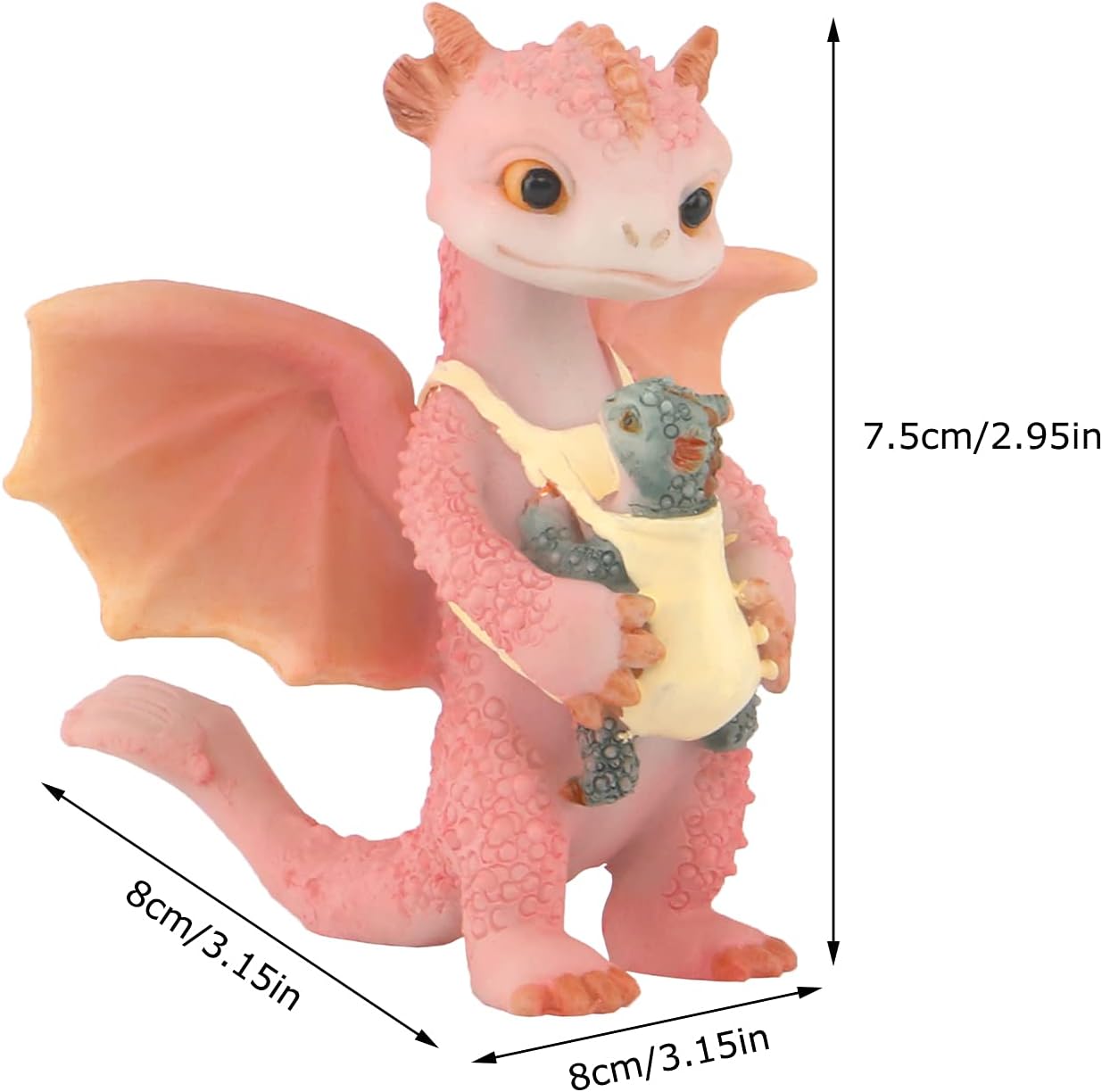 Mini Dragon Figurine Resin Home Decor