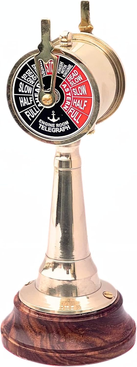 Royal Mini Vintage Brass Engine Room Telegraph