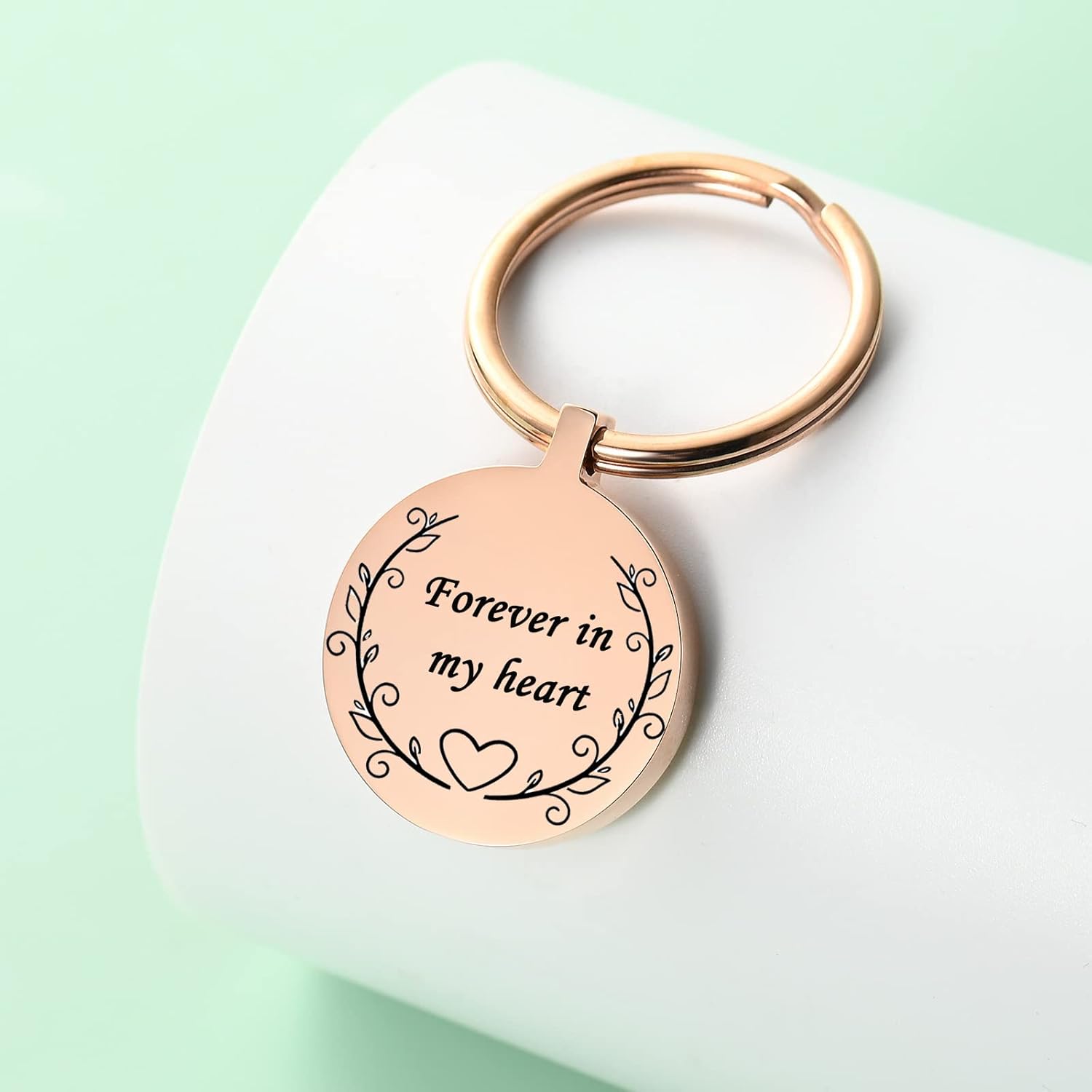 Personalized Cremation Urn Keychain for Ashes Keepsake Jewelry