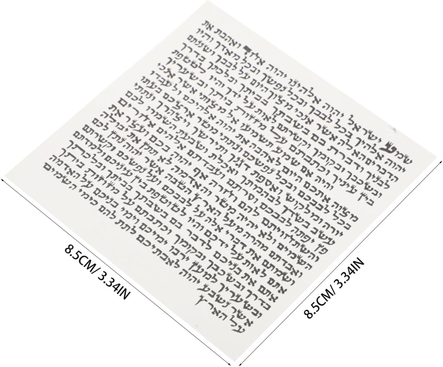 IMIKEYA 50pcs Mezuzah Scroll Jewish Door Decor Elegant Hebrew Wall Art for Home Blessings and Religious Significance