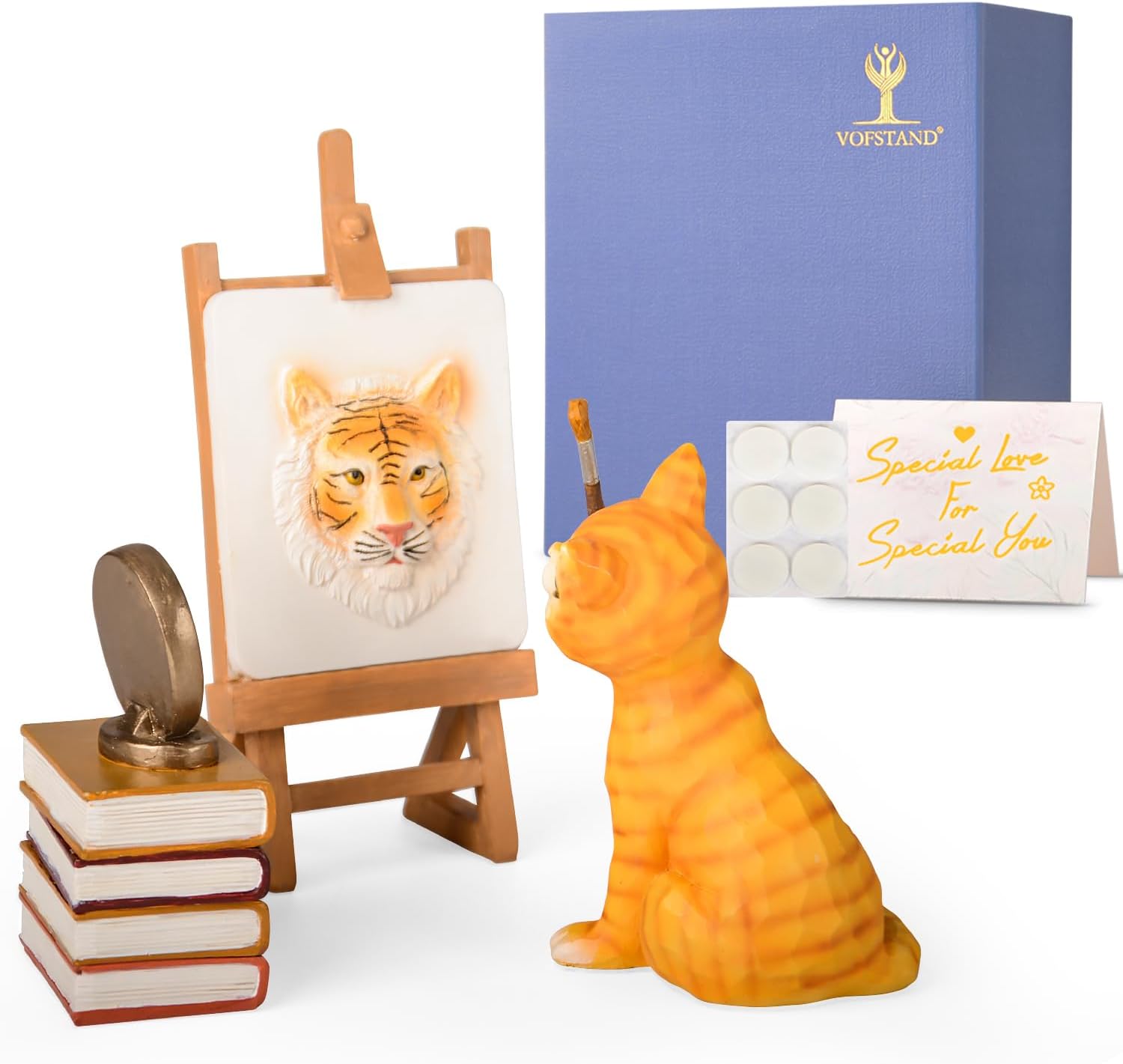 Classic Creative Cat Collectible Figurines Statue Desktop Decoration