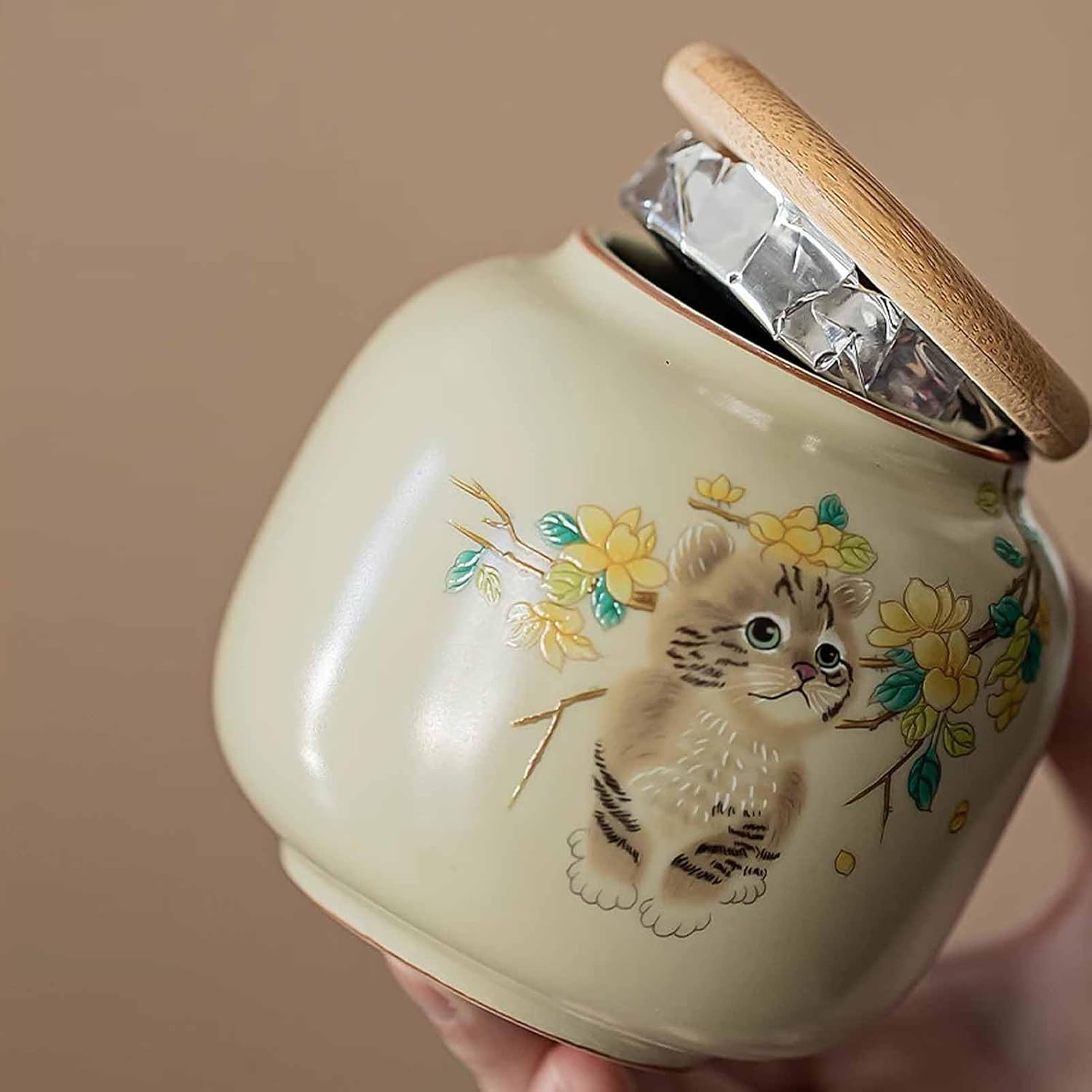 Small Cremation Keepsake Urn for Pet Ashes - Ceramic White
