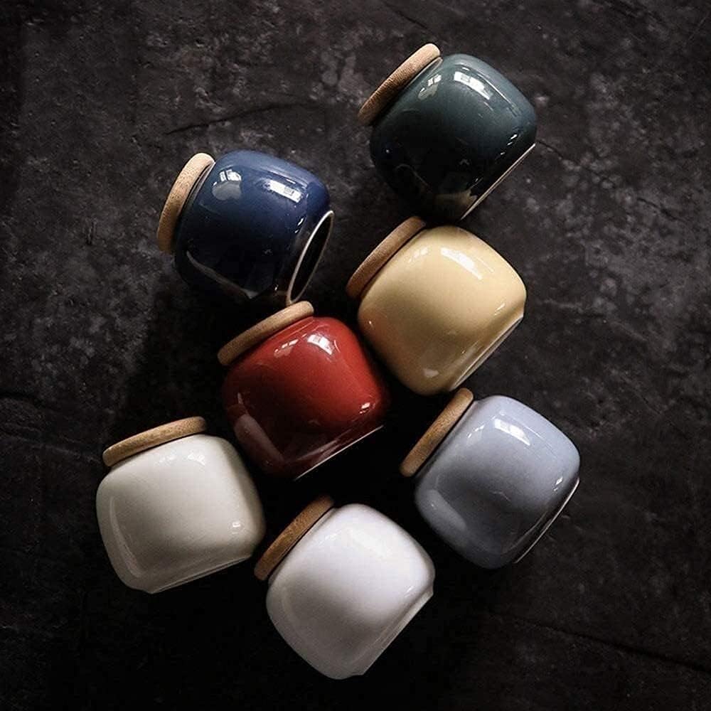 Small Cremation Urns for Human Ashes Decorative Ceramic Memorial Urns with Hand Engraving