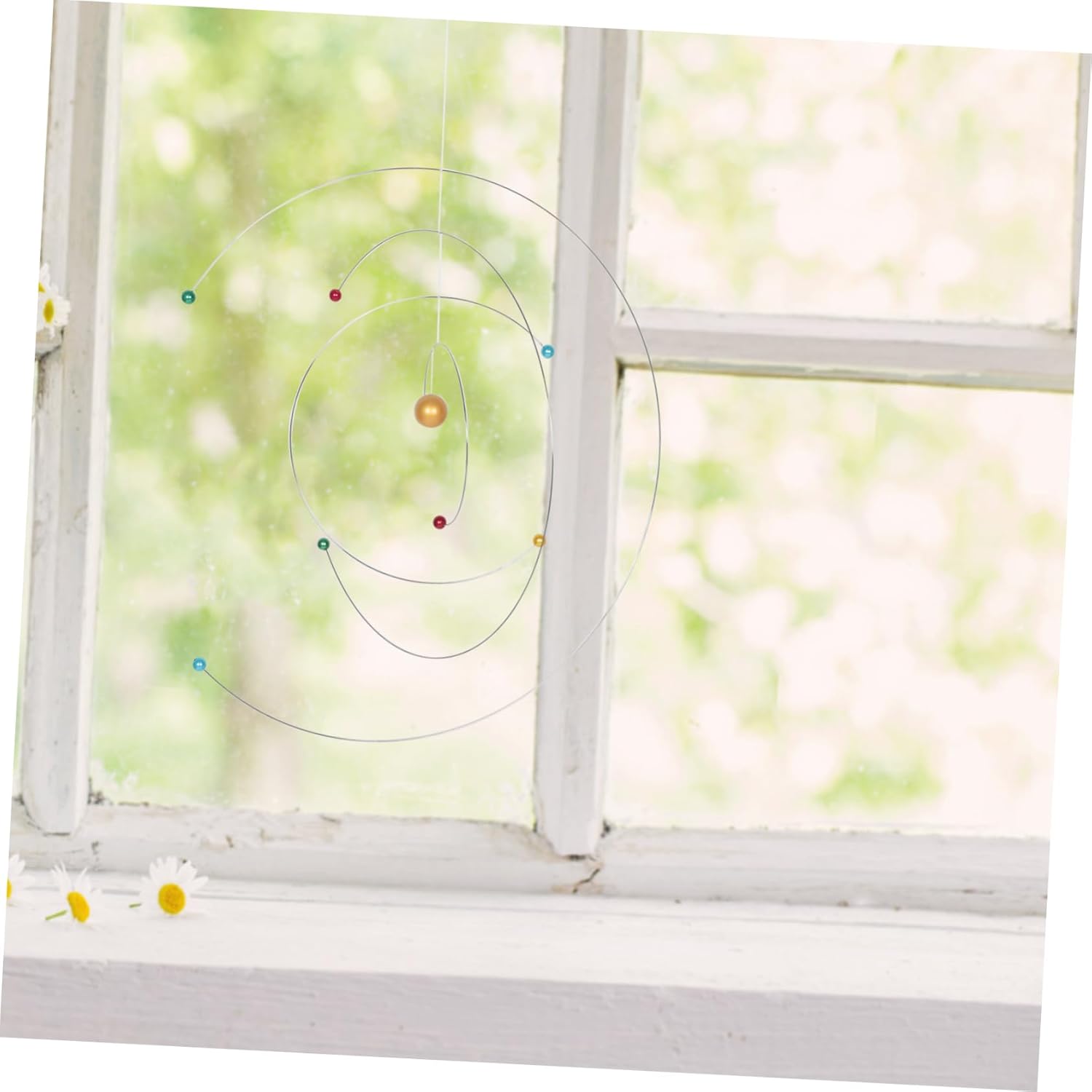 Luxshiny Modern Hanging Mobile Wind Chime Science Decor Model