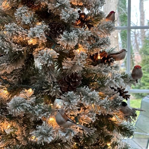 12pcs Realistic Artificial Birds for Decor