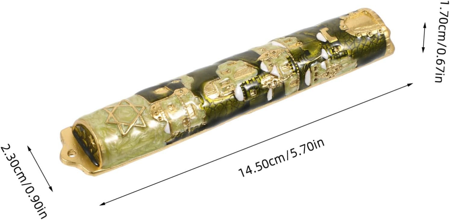 PRETYZOOM Hanukkah Door Decor Mezuzah Decoration Blessing Scripture Cover