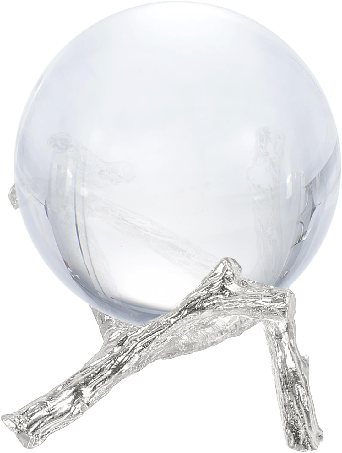 Uxcell Metal Crystal Ball Display Stand 22 Inch White