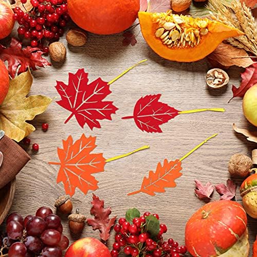 Tatuo 24 Pcs Fall Tree Decorations for Thanksgiving