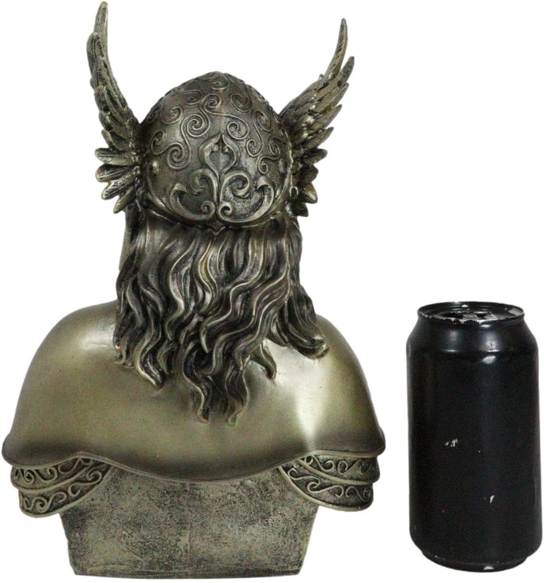 Ebros Norse Goddess Valkyrie Bust Statue 11 Inch Decorative Figurine