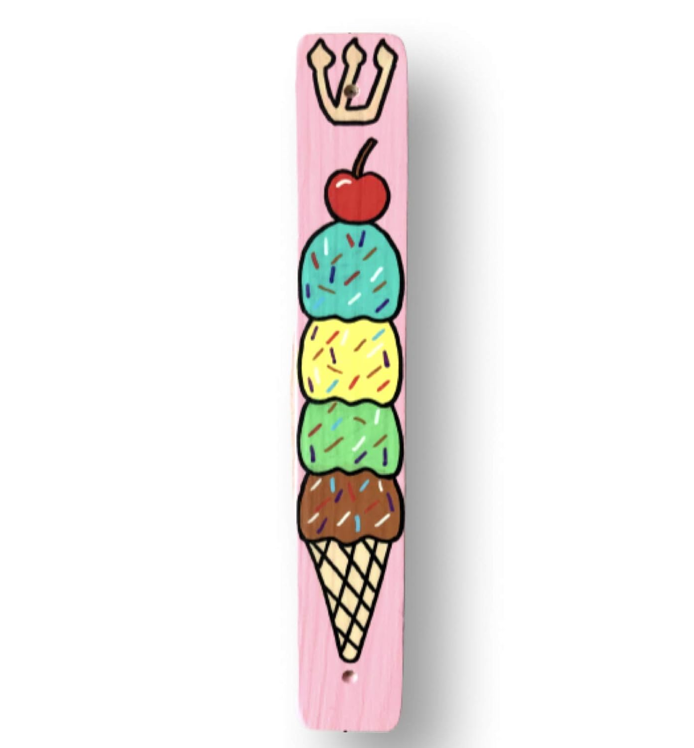 Lea Joelle Handmade Ice Cream Mezuzah Gift Case