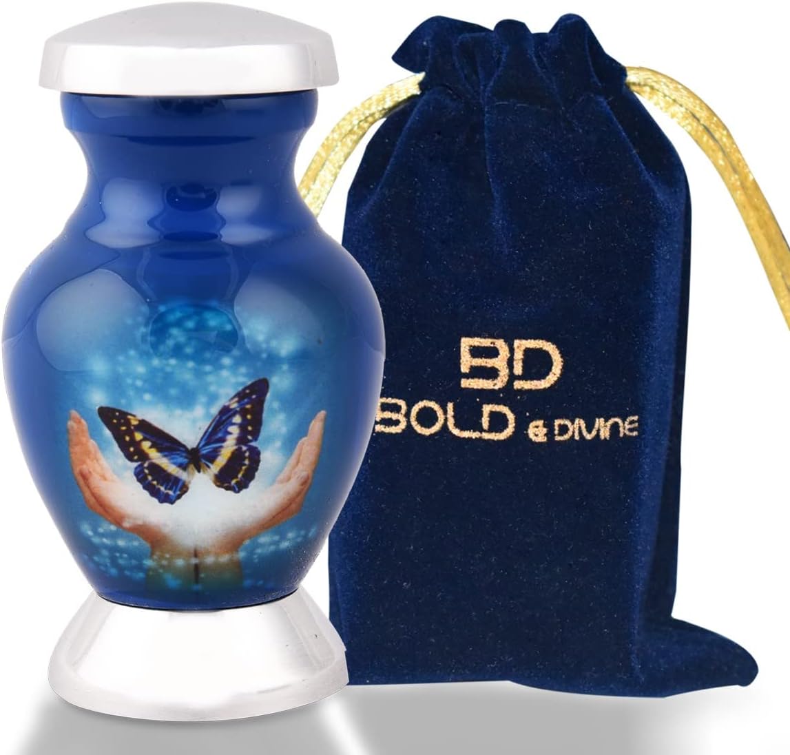 Bold Divine Butterfly Cremation Urns Set of 4