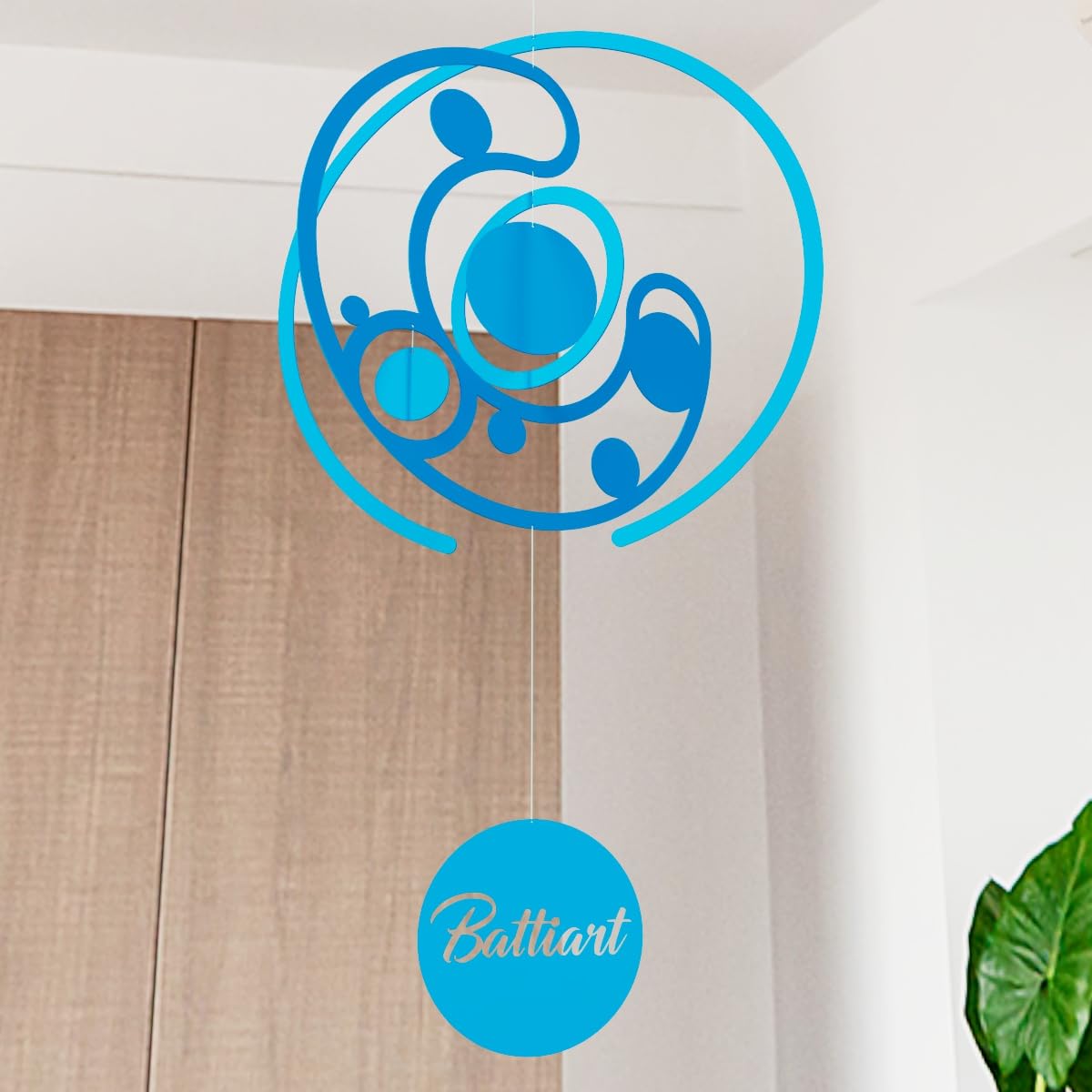 Cosmic Orbit Mobile - Decorative Mobile with Concentric Shapes