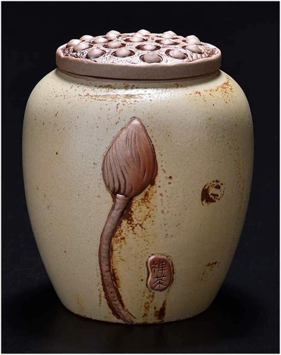 Classic Ceramic Cremation Urn with Sealed Lid