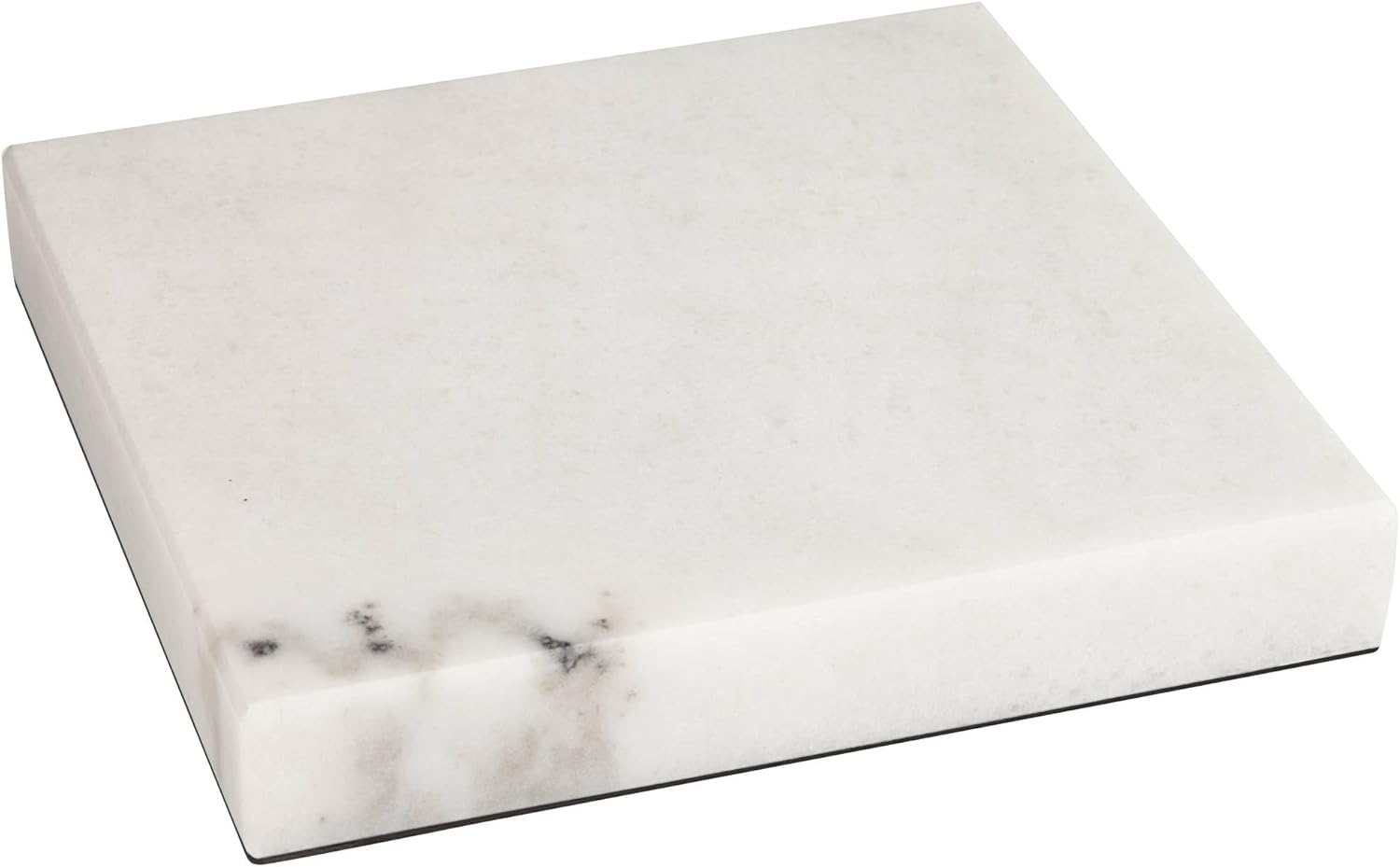 360 Lighting 8 Inch Square Lamp Riser White Marble