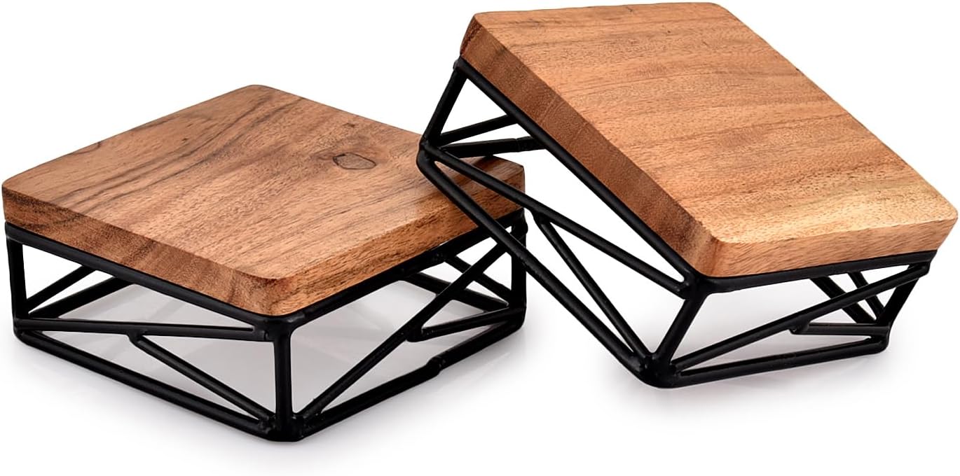 NIRMAN Riser Square Display Stand Set of 2 4x4x175