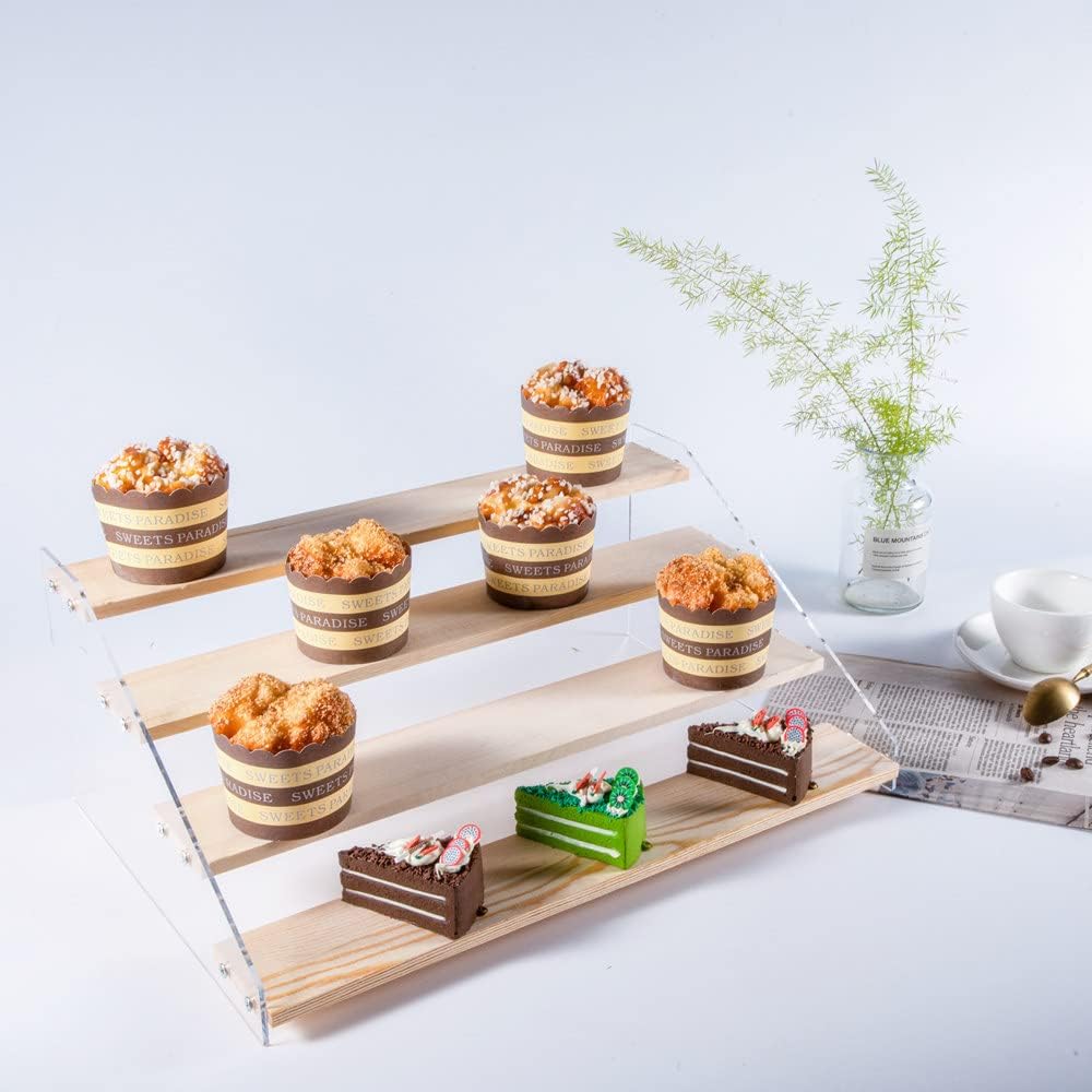 4 Tier Acrylic Display Stand for Figures and Jewelry