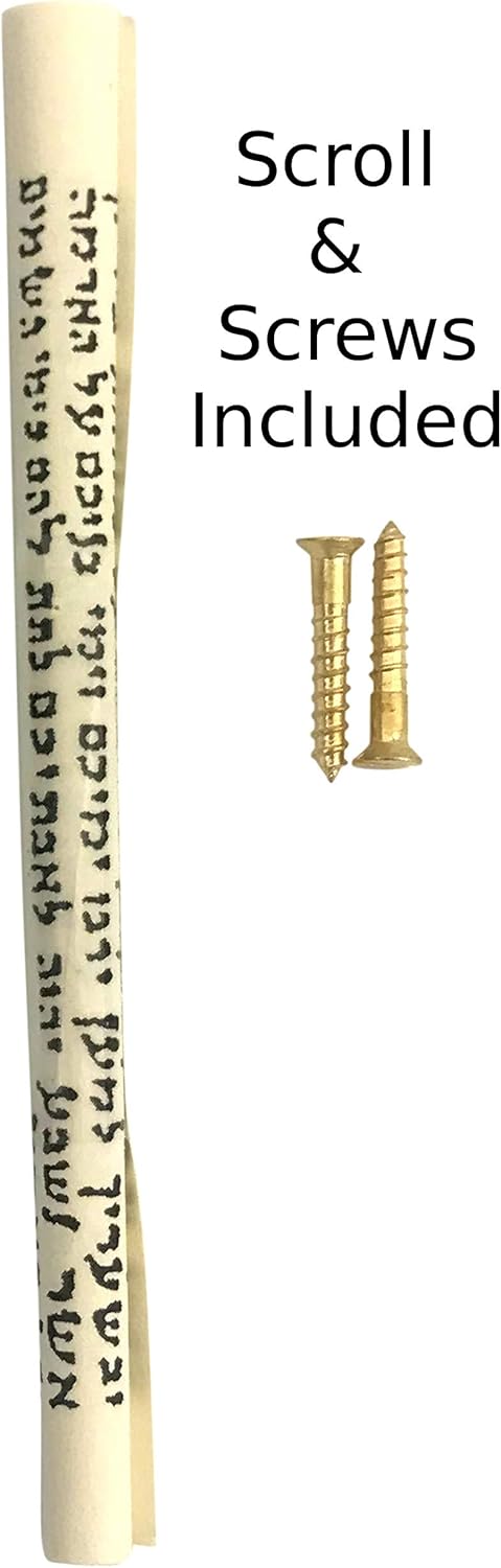 Five Diamonds Mezuzah - Art Glass Gift Box with Non Kosher Scroll Included Hand Made in The USA
