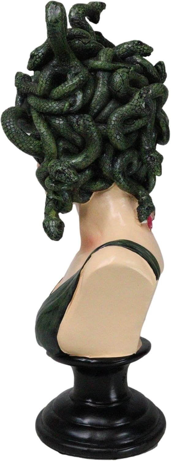 Ebros Gift Greek Mythology Medusa Figurine with LED Eyes